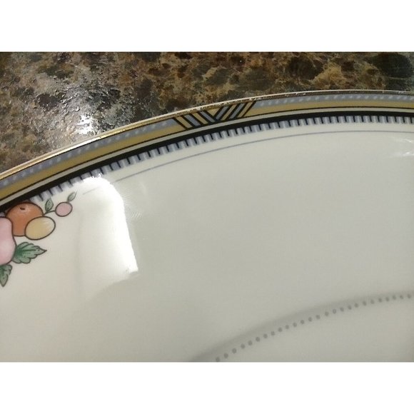 Christopher Stuart Y1008 Fruit Basket pattern Bone China Platter Cake Plate - Picture 10 of 14